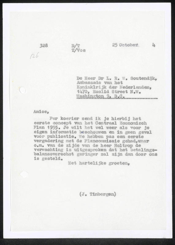 Letter to L.R.W. Soutendijk