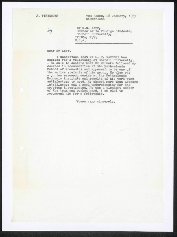 Letter to D.C. Kerr