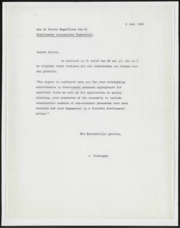 Letter to A.I. Diepenhorst