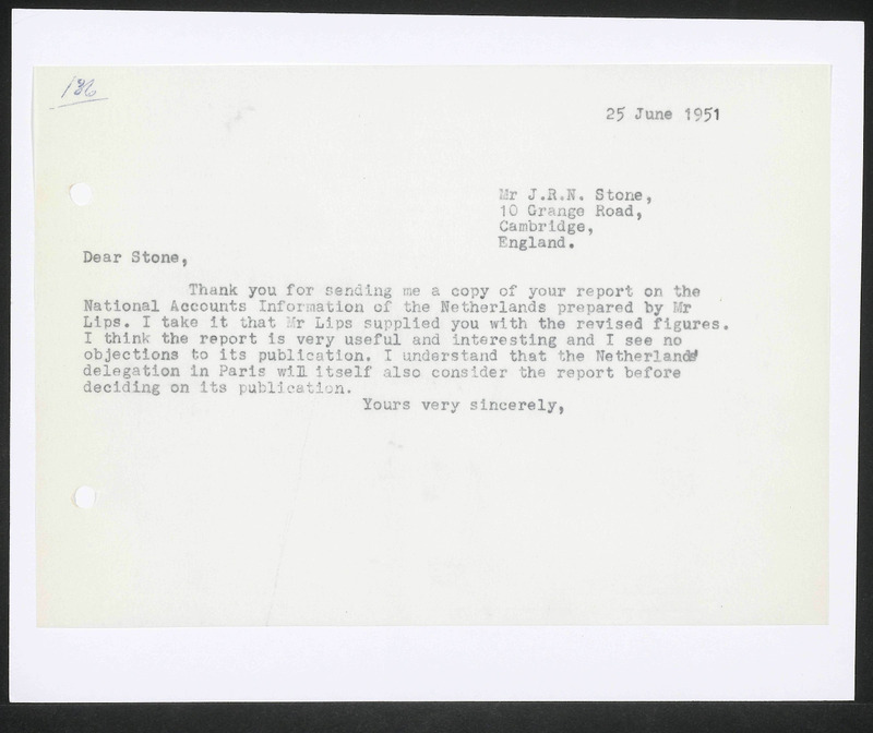 Letter to Richard Stone