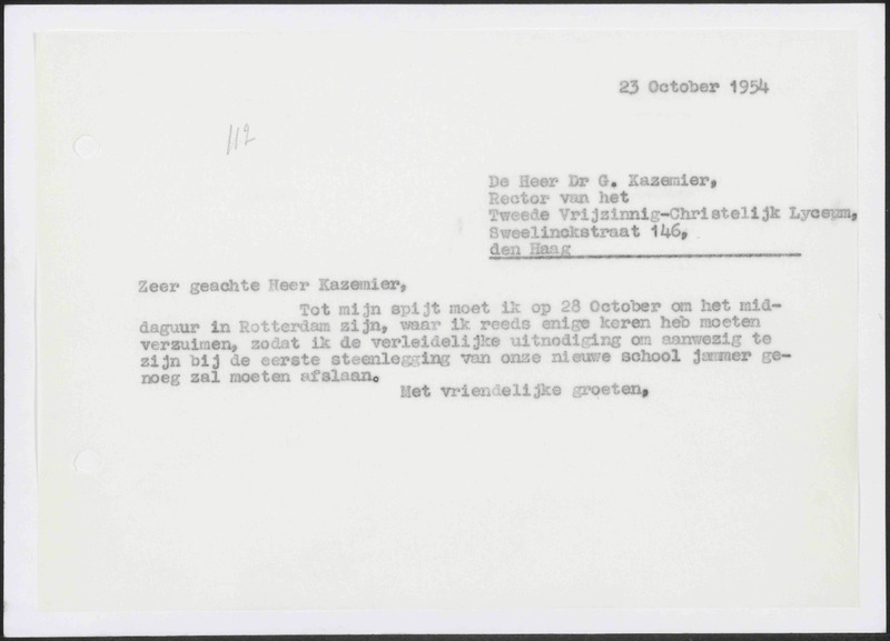 Letter to G. Kazemier