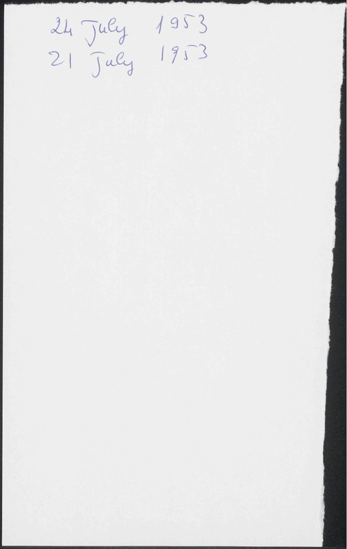 Letter to J.R.N. Stone