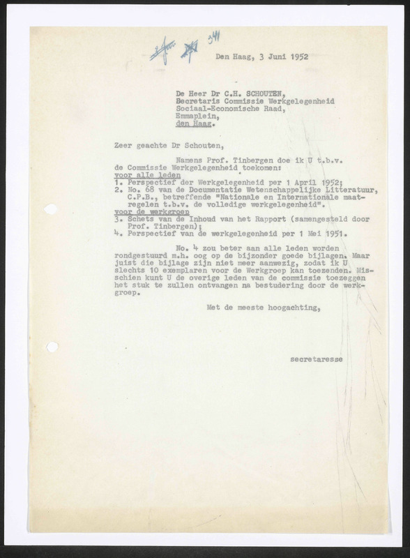 Letter to C.H. Schouten