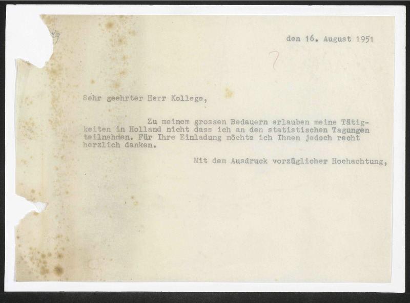 Letter to {name not available}