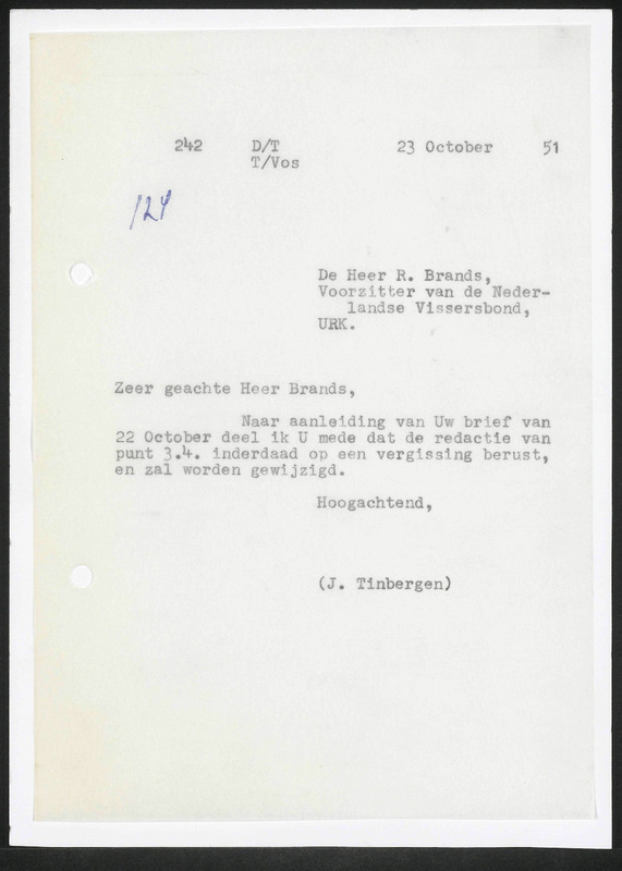 Letter to R. Brands