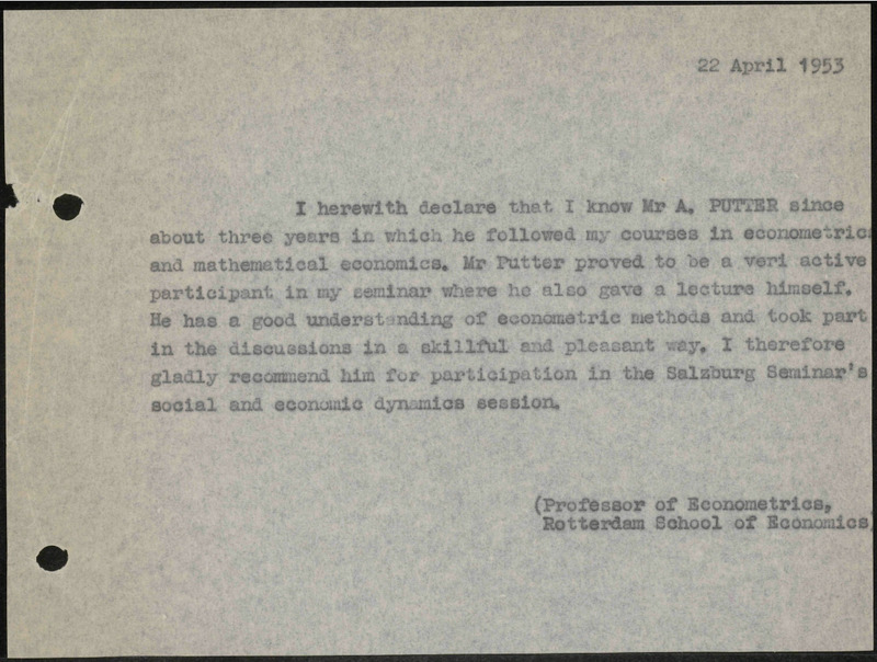 Letter to Kwast