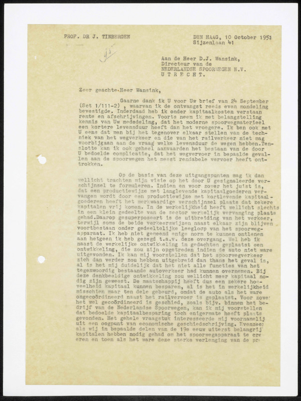 Letter to D.J. Wansink
