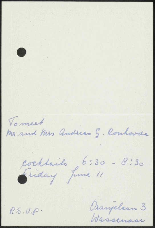 Letter to J.W. Piercey