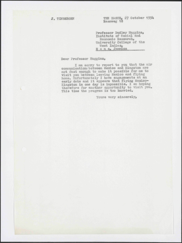 Letter to H. Huggins