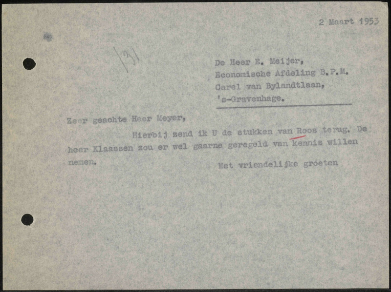 Letter to E. Meyer