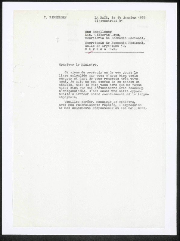 Letter to G. Loyo