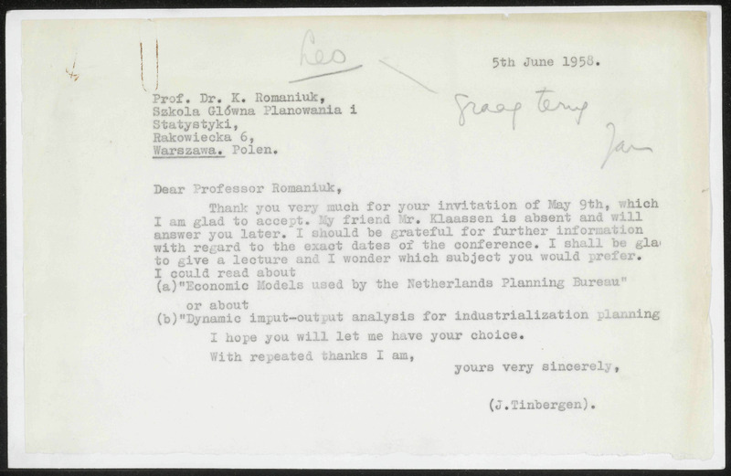 Letter to K. Romaniuk