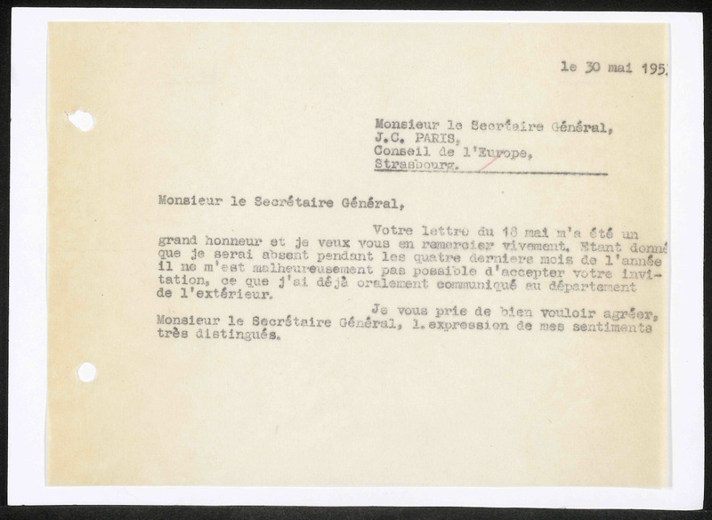 Letter to J.C. Paris