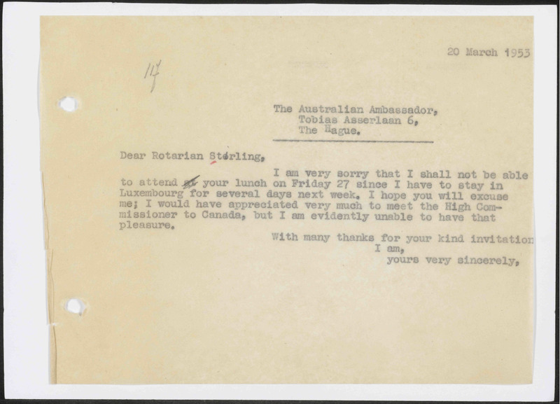 Letter to A. Stirling
