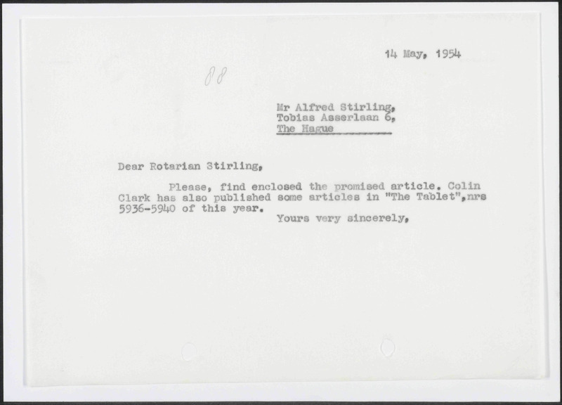 Letter to A. Stirling