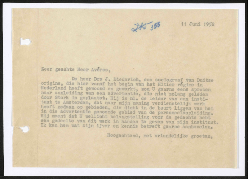 Letter to A.M. Avéres