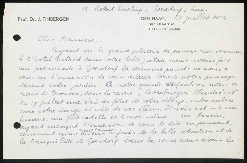 Letter to M.R. Everleip