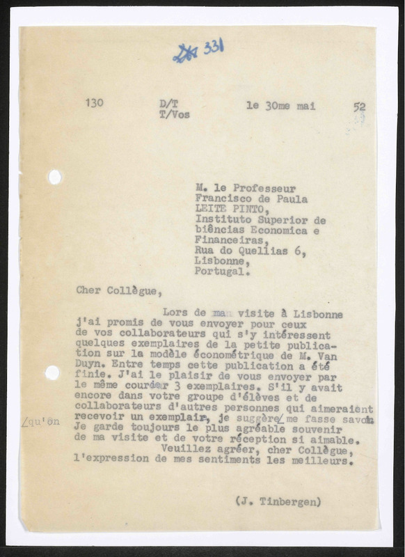 Letter to F. de Paula Leite Pinto