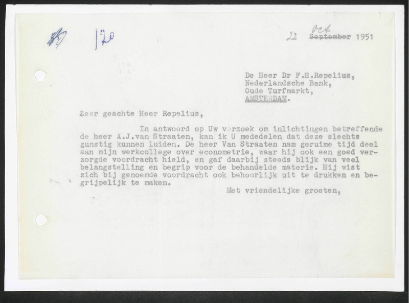 Letter to F.H. Repelius