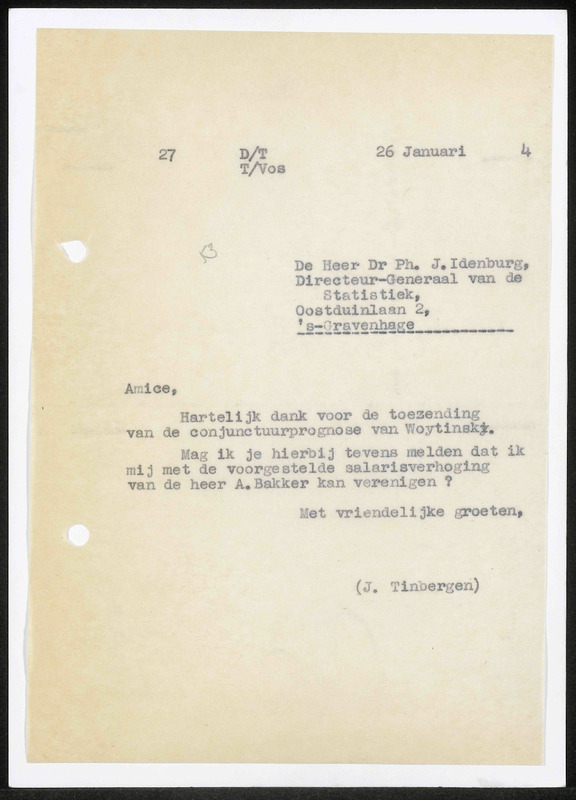Letter to Ph.J. Idenburg