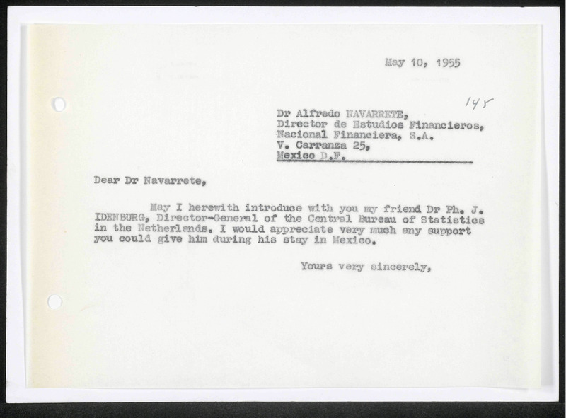 Letter to A. Navarrete