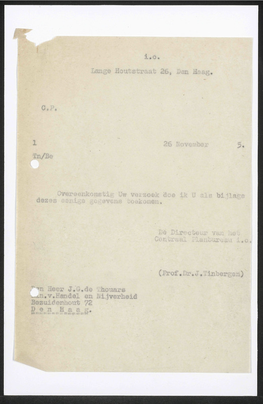 Letter to J.G. de Thouars