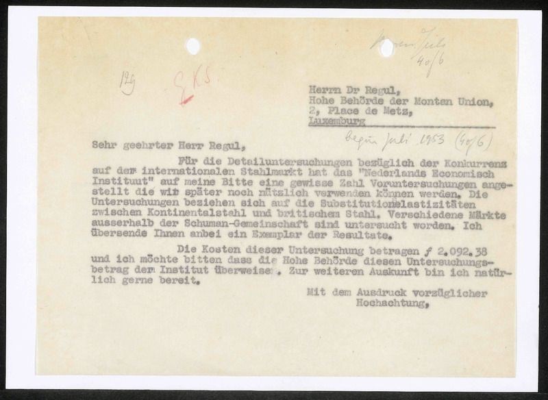 Letter to Regul