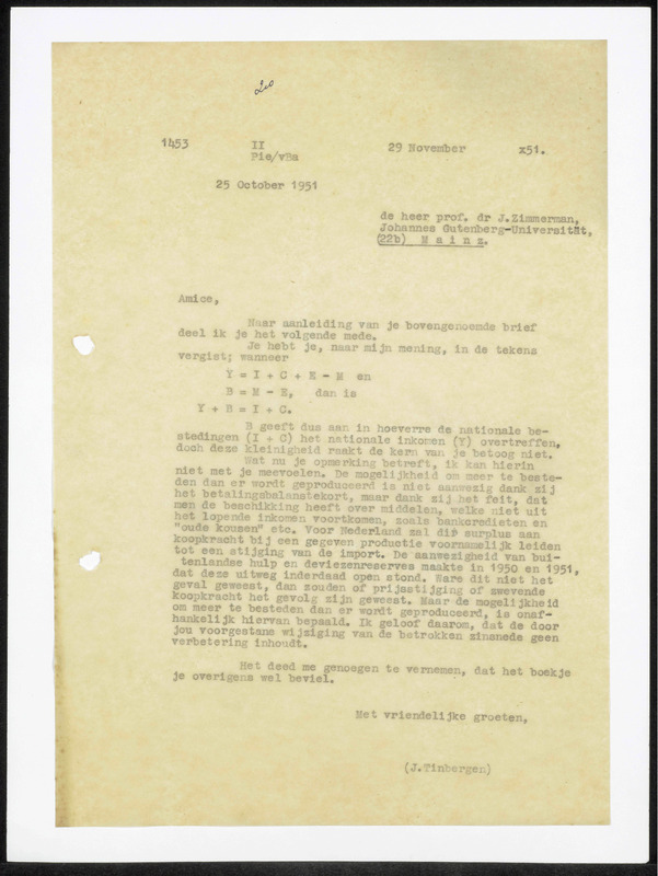 Letter to L.J. Zimmerman