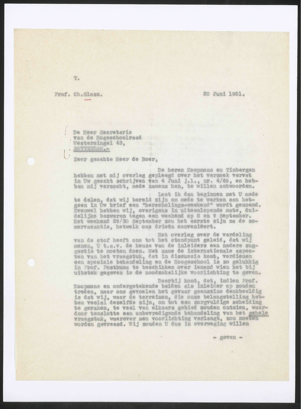 Letter to de Boer