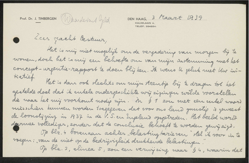 Letter to {name not available}