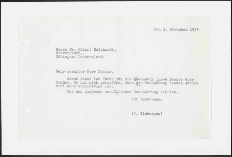 Letter to H. Reichardt