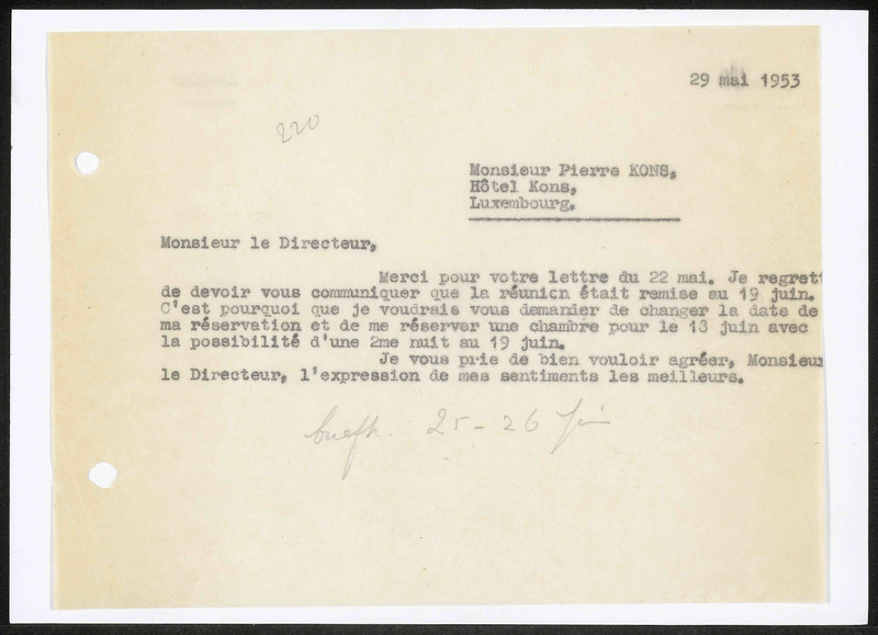 Letter to P. Kons