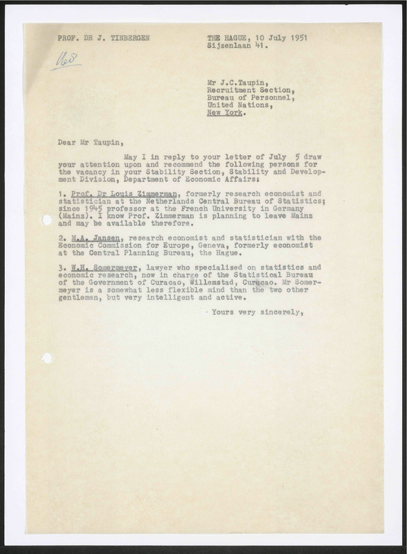 Letter to J.C. Taupin