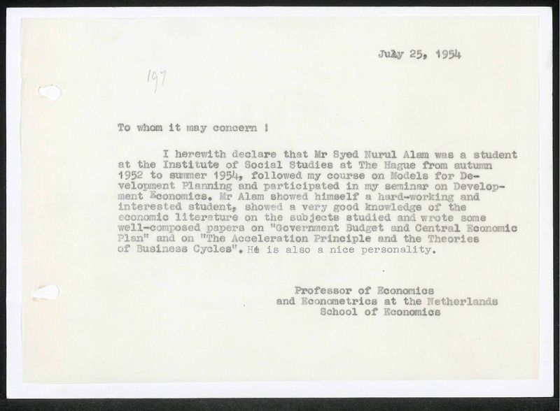 Letter to {name not available}
