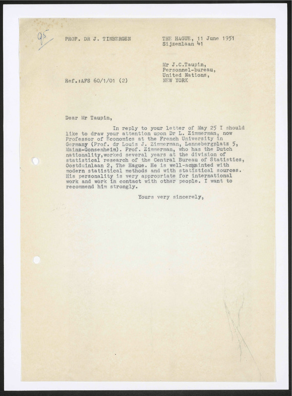 Letter to J.C. Taupin