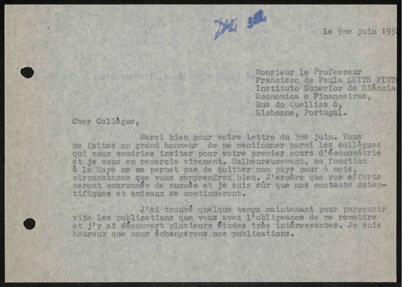 Letter to F. de Paula Leite Pinto