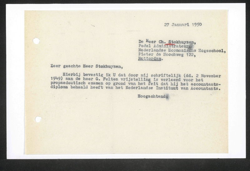 Letter to Ch.N. Stok