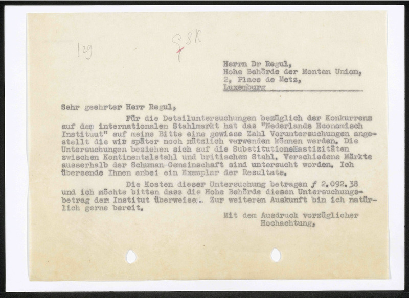 Letter to Regul
