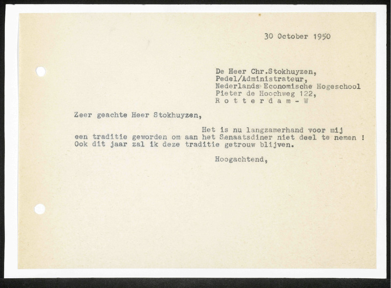 Letter to Ch. Stokhuyzen