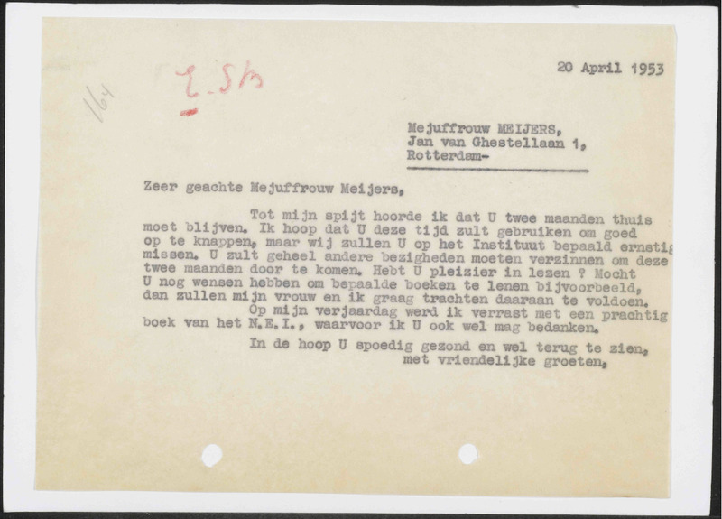 Letter to Meijers
